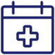 Ícone de agendamento de consulta